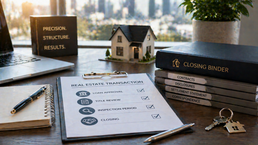 Managing Real Estate Transactions with Precision and Structure